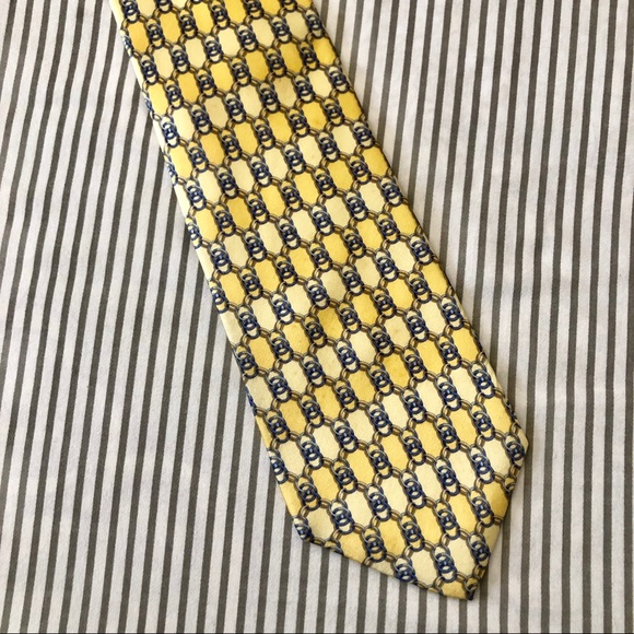 BURBERRY- Men’s Silk Tie - Picture 6 of 8